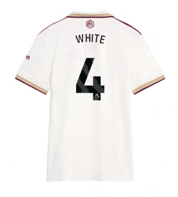 Lacne Ženy Futbalové dres Arsenal Ben White #4 2025-26 Krátky Rukáv - Tretina